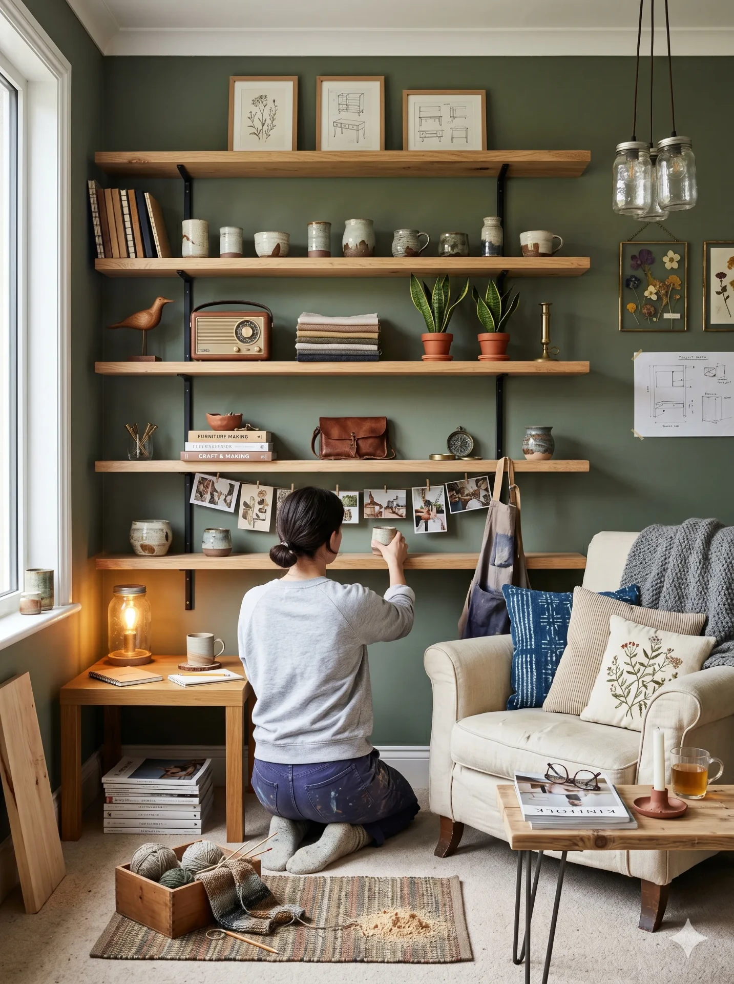 Ambiance Atelier Bricolo : Tu vois un meuble pas fini, tu vois un projet.
